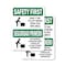 Signmission Safety Culture Sign, 7 in Width, Vinyl Decal, Rectangle, Bilingual OS-2PACK-SF-D-710-L-10768 - alternate 1